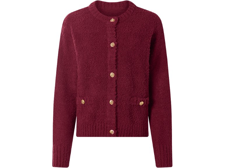 Cardigan en peluche femme