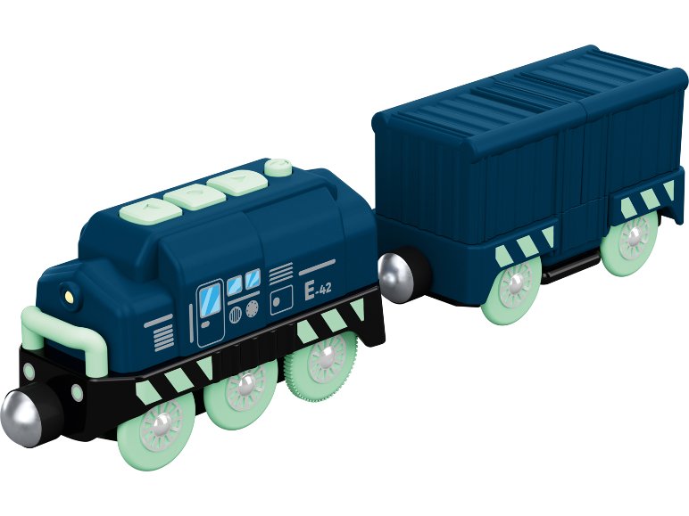 Locomotive électrique avec remorque