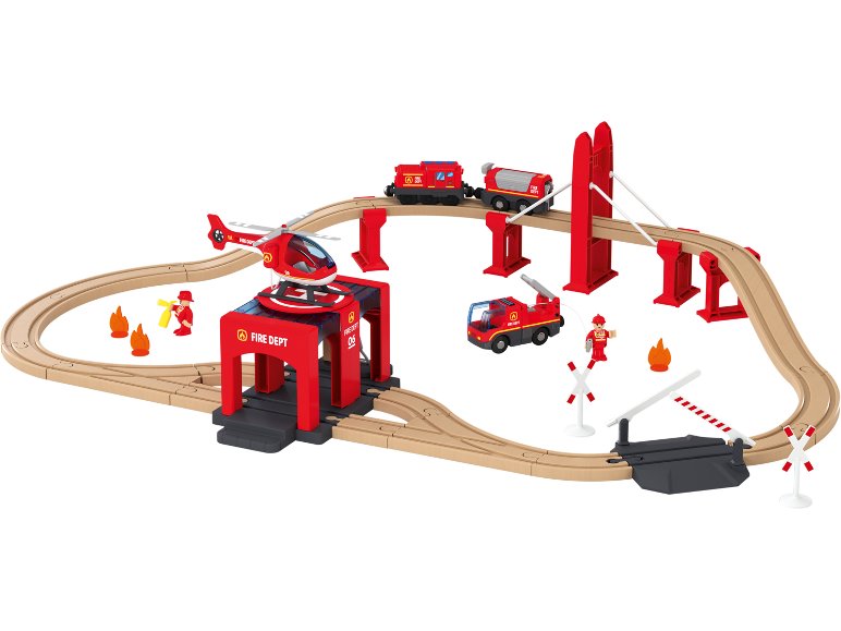 Set de chemin de fer : Pompiers ou Stade de football