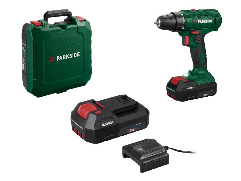 Perceuse-visseuse sans fil 20 V, PBSSA 20-Li B1, avec batterie et chargeur