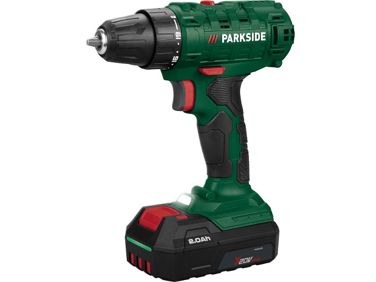 Perceuse-visseuse sans fil 20 V, PBSSA 20-Li B1, avec batterie et chargeur