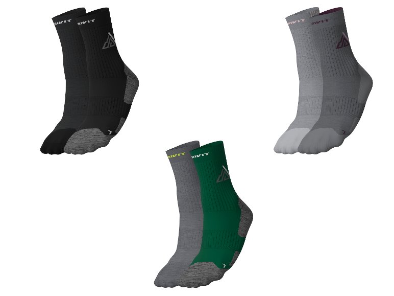 Chaussettes d'extérieur haut de gamme, 2 paires