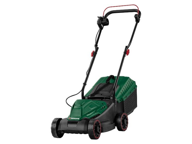 Set d'entretien de jardin : Tondeuse à gazon électrique, PERM 1300 A1 & Coupe-bordures électrique, PERT 550 C6