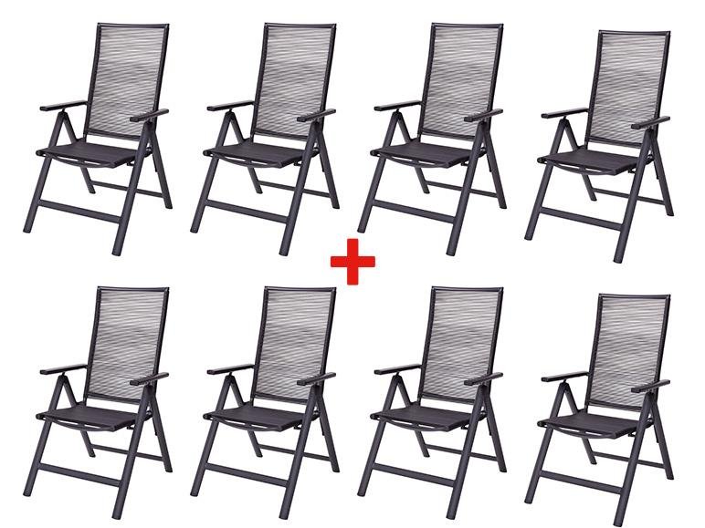 Lot de 8 chaises hautes MIAMI