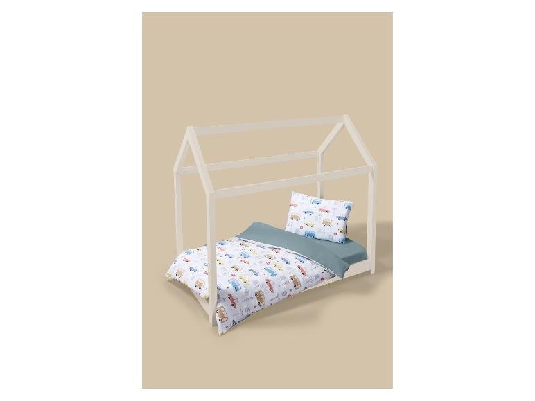 Parure de lit bébé réversible, 3 pièces