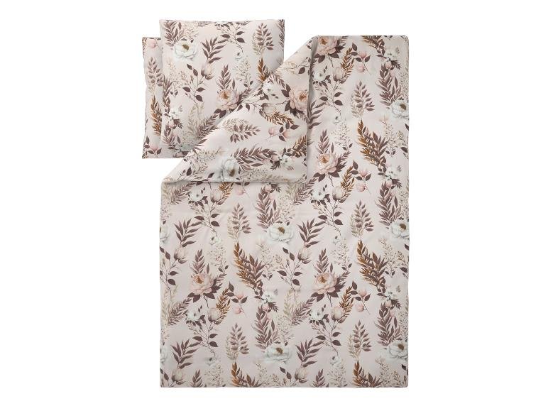 Parure de lit en satin de microfibre ou parure de lit réversible en satin de microfibre, 260 x 240 cm
