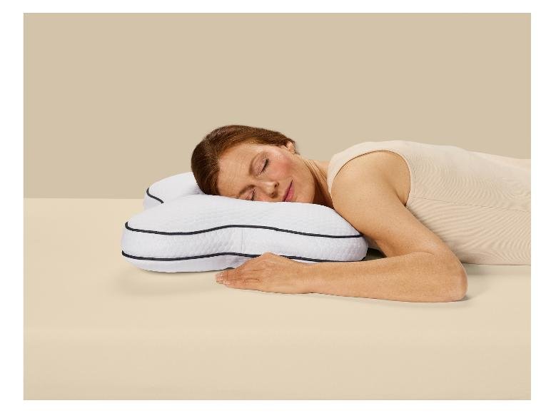 Oreiller pour dormir sur le ventre, 53 x 44 x 12 cm