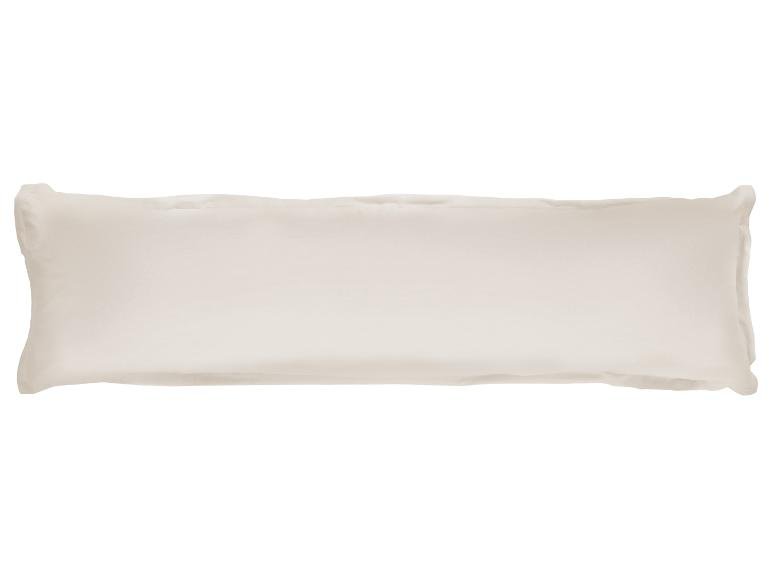 Taie de traversin en satin microfibre, 40 x 145 cm