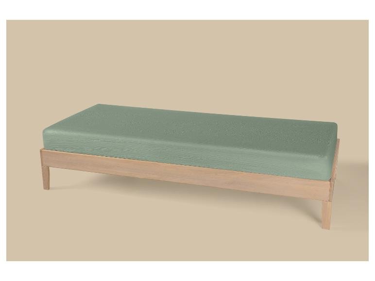 Drap-housse en mousseline, 90-100 x 200 cm.