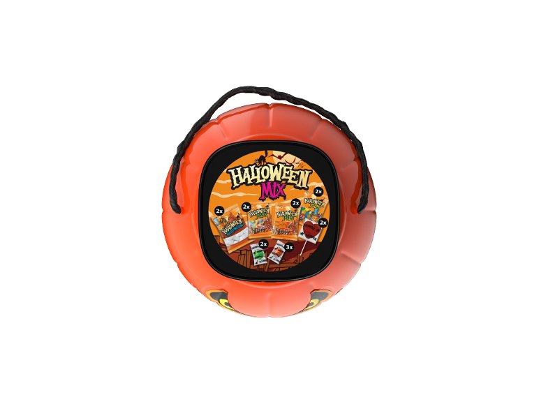 Citrouille garnie de bonbon