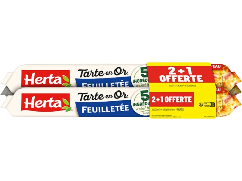 Tarte en or feuilleté