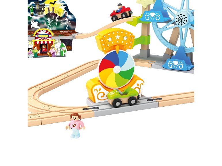 Coffret de train Chantier ou coffret de train Parc d'attractions