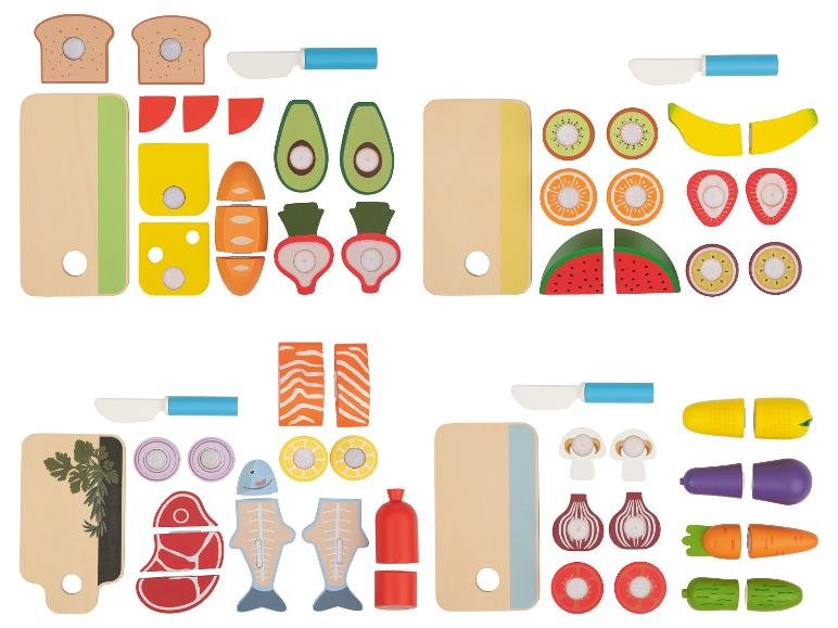 Set de jeu sandwich ou fruits ou viande et poisson ou légumes