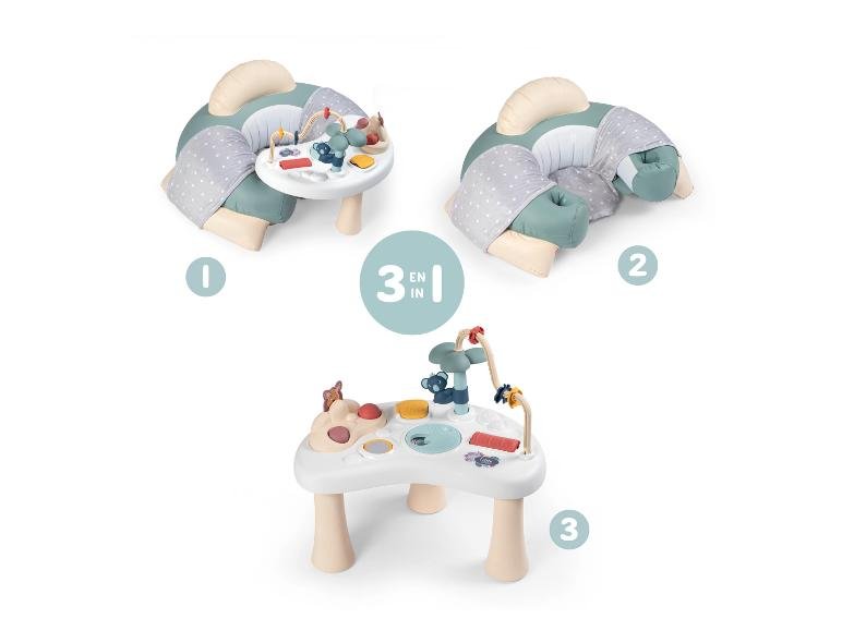 Siège bébé avec table d'activités