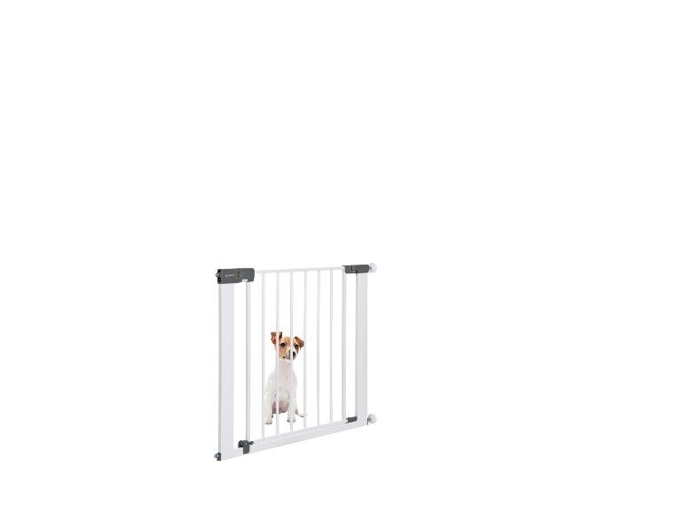 Grille de porte « Quick Close+ », avec fermeture à pression à 4 points.