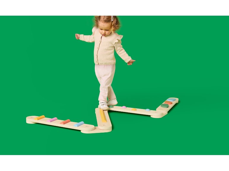 Poutre d'équilibre Premium en bois