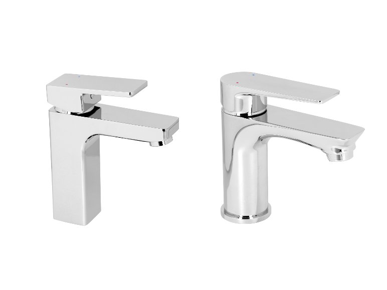 Mitigeur de lavabo monocommande, rond ou carré