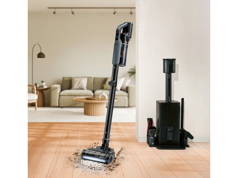 Aspirateur sans fil cyclonique avec station multifonction Premium, 24 V