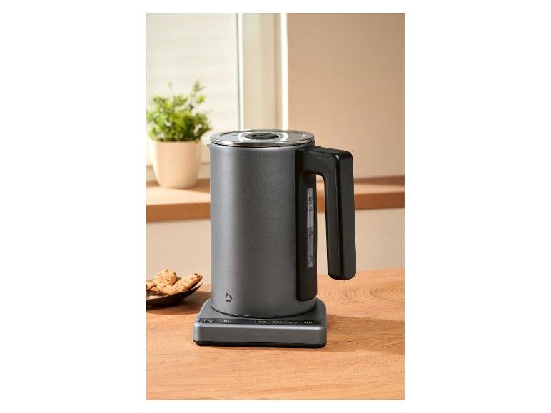 Bouilloire numérique en acier inoxydable, 1,7 L