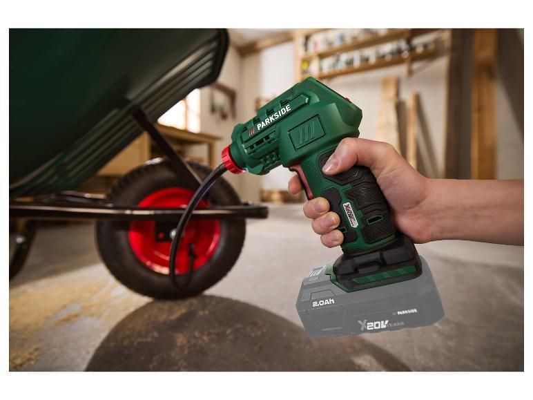 Pompe à air sans fil PALP 20-Li C3, 70 m³/h + Compresseur sans fil PAK 20-Li C3, 7 bar, 20 V