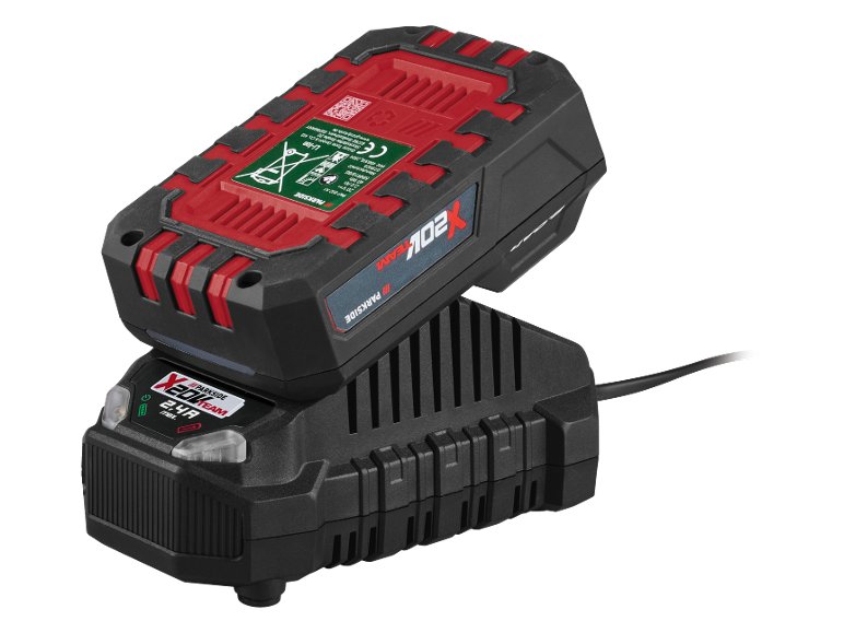 20 V / 2 Ah Batterie »PAP 202 A1« + 20 V / 2,4 A chargeur de batterie »PLG 20 C1«