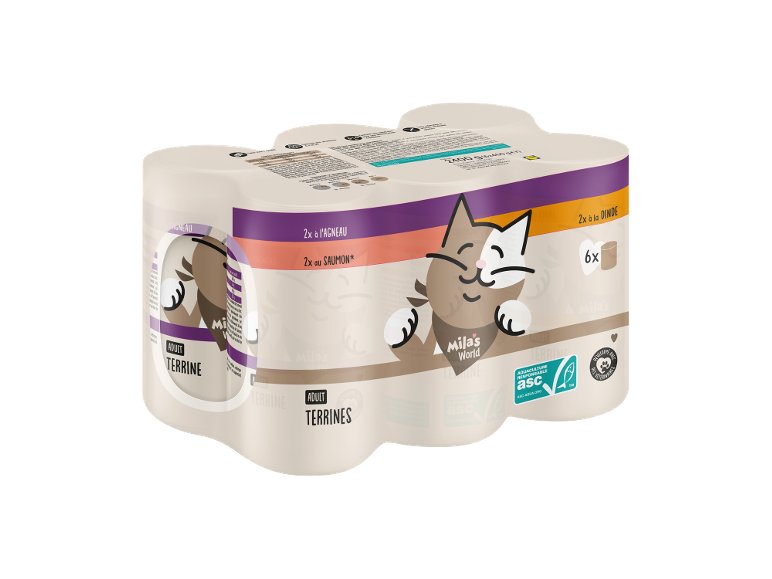 Terrine pour chat