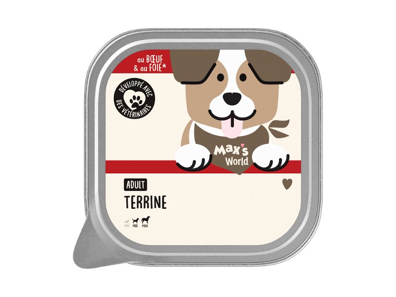 Terrine pour chien