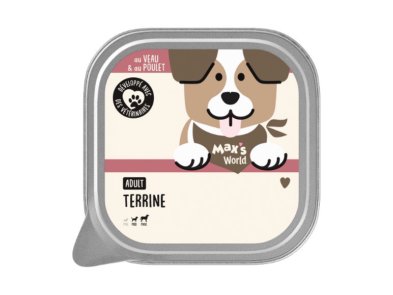 Terrine pour chien
