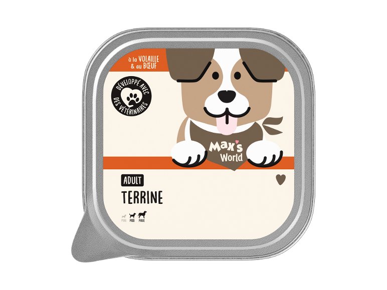 Terrine pour chien