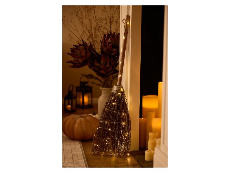 Balai de sorcière / Chapeau de sorcière LED Halloween