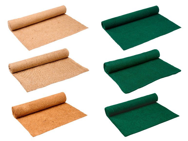 Tapis de coco ou toile de jute ou feutre de jute