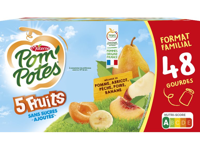 Pom'Potes 5 fruits