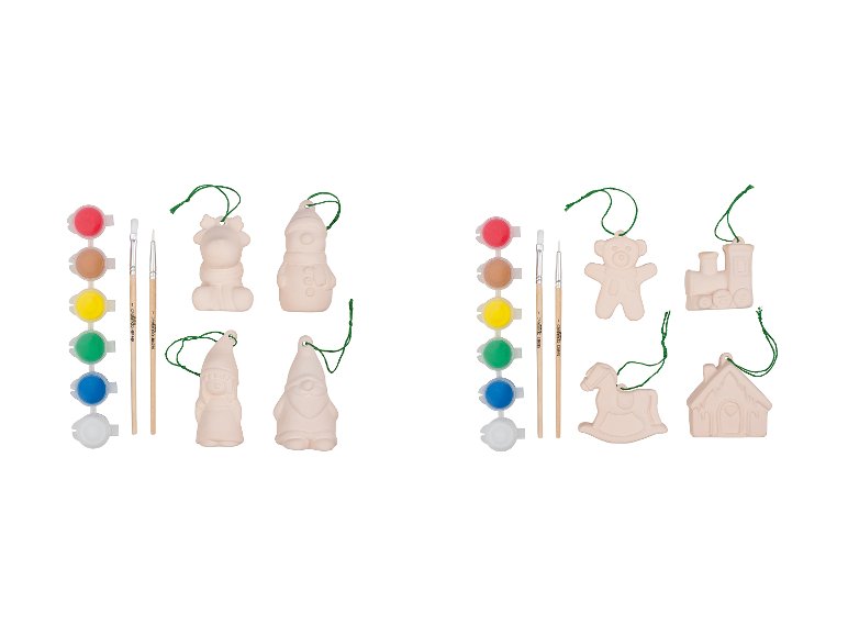 Set de peinture de figurines de Noël