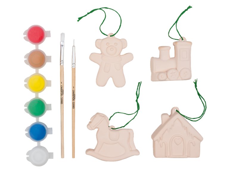 Set de peinture de figurines de Noël