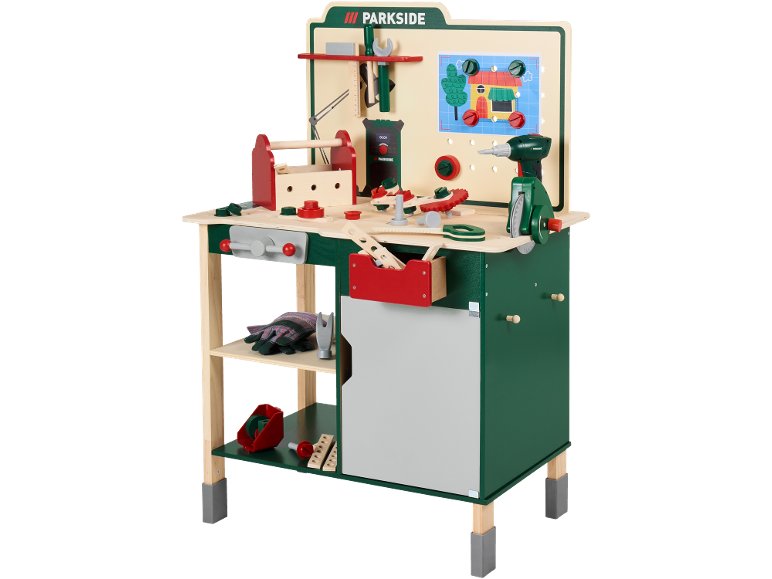 Établi en bois jouet