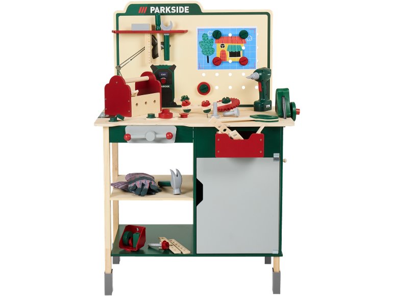Établi en bois jouet