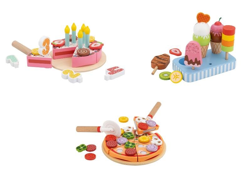 Ensemble d'aliments en bois