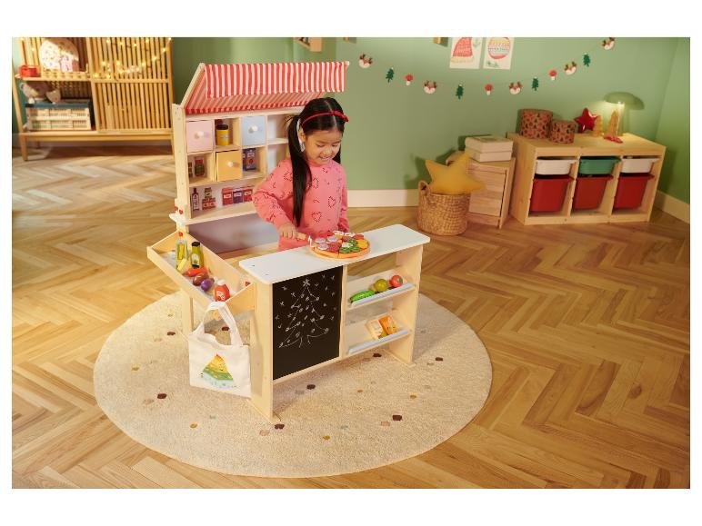Ensemble d'aliments en bois