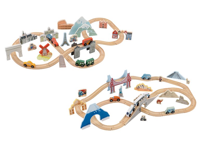 Set de chemin de fer : Voyage en Europe ou Tour du monde