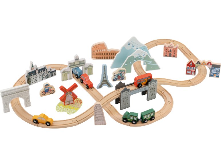 Set de chemin de fer : Voyage en Europe ou Tour du monde