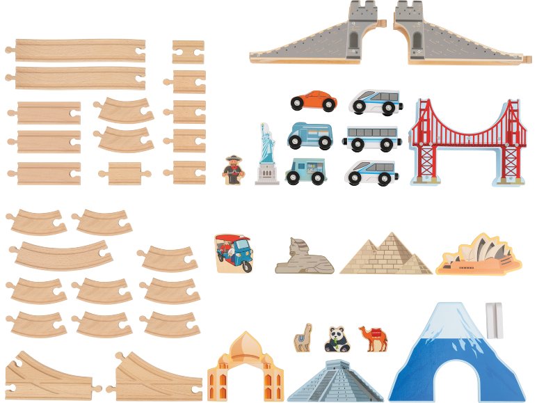 Set de chemin de fer : Voyage en Europe ou Tour du monde
