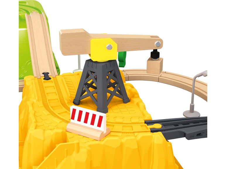 Set de train en bois, 42 pièces