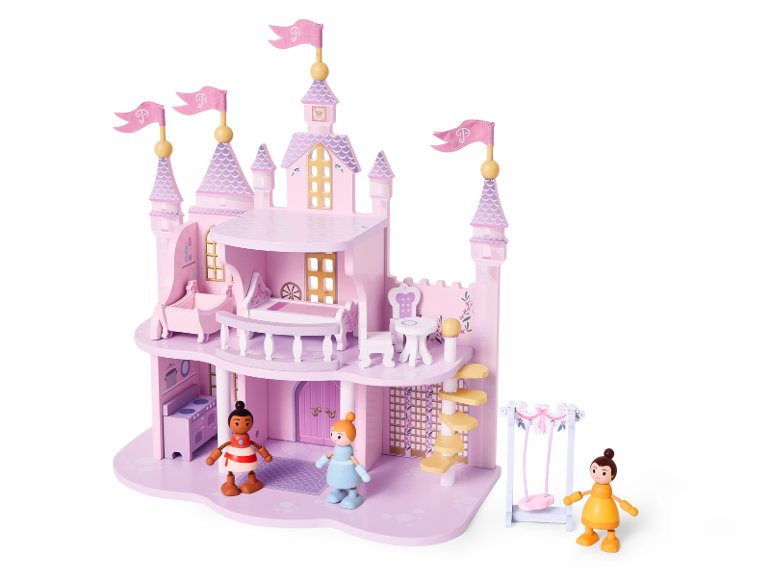 Château de princesses Disney en bois