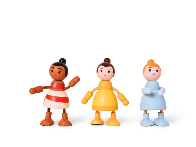 Château de princesses Disney en bois