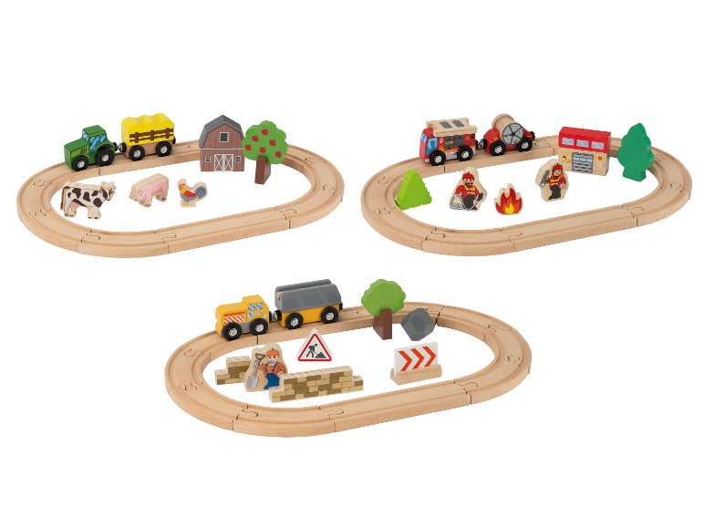 Kit de train ou ferme ou pompier ou chantier