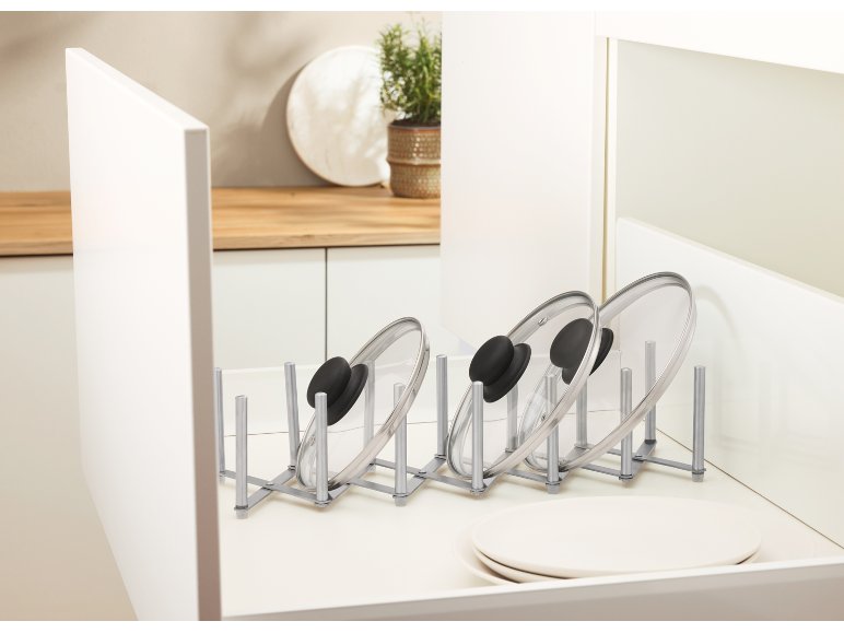Organisateur de batterie de cuisine / Support de couvercle