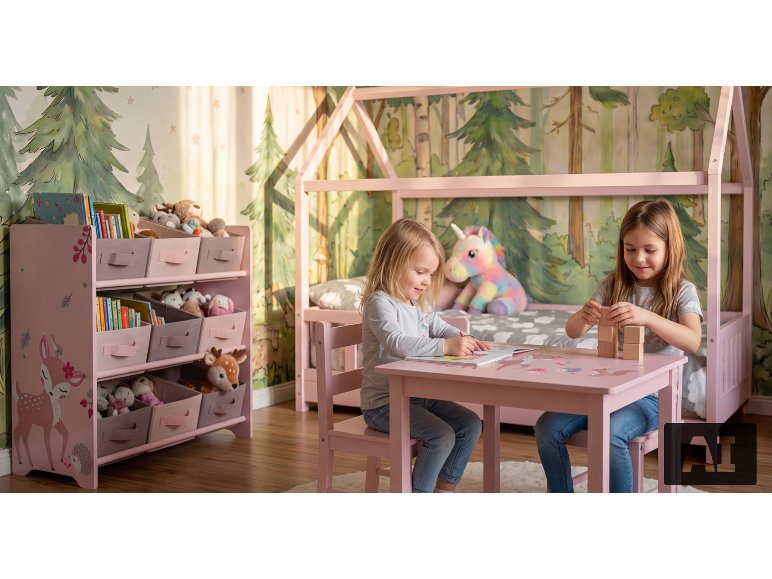 Table pour enfants avec 2 chaises