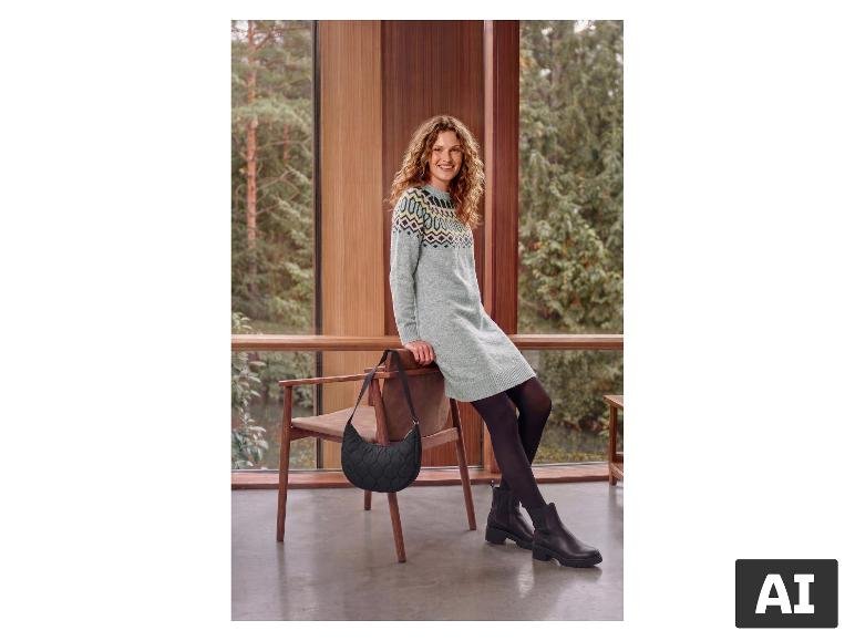 Robe en tricot femme