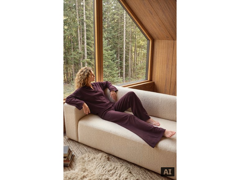 Pull-over en maille fine femme