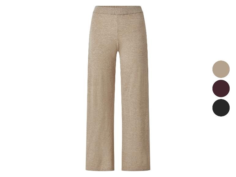 Pantalon en fine maille femme